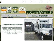 Tablet Screenshot of movemastersdenver.com